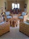 Amorphic stump table as a coffee table.